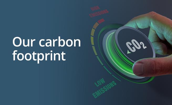 Our carbon footprint