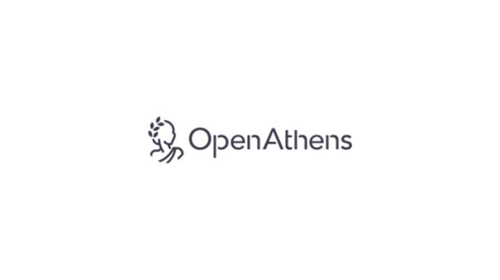 A graphic with the word OpenAthens