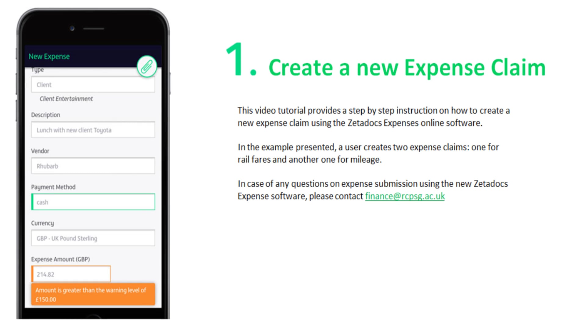 Expenses video thumbnail