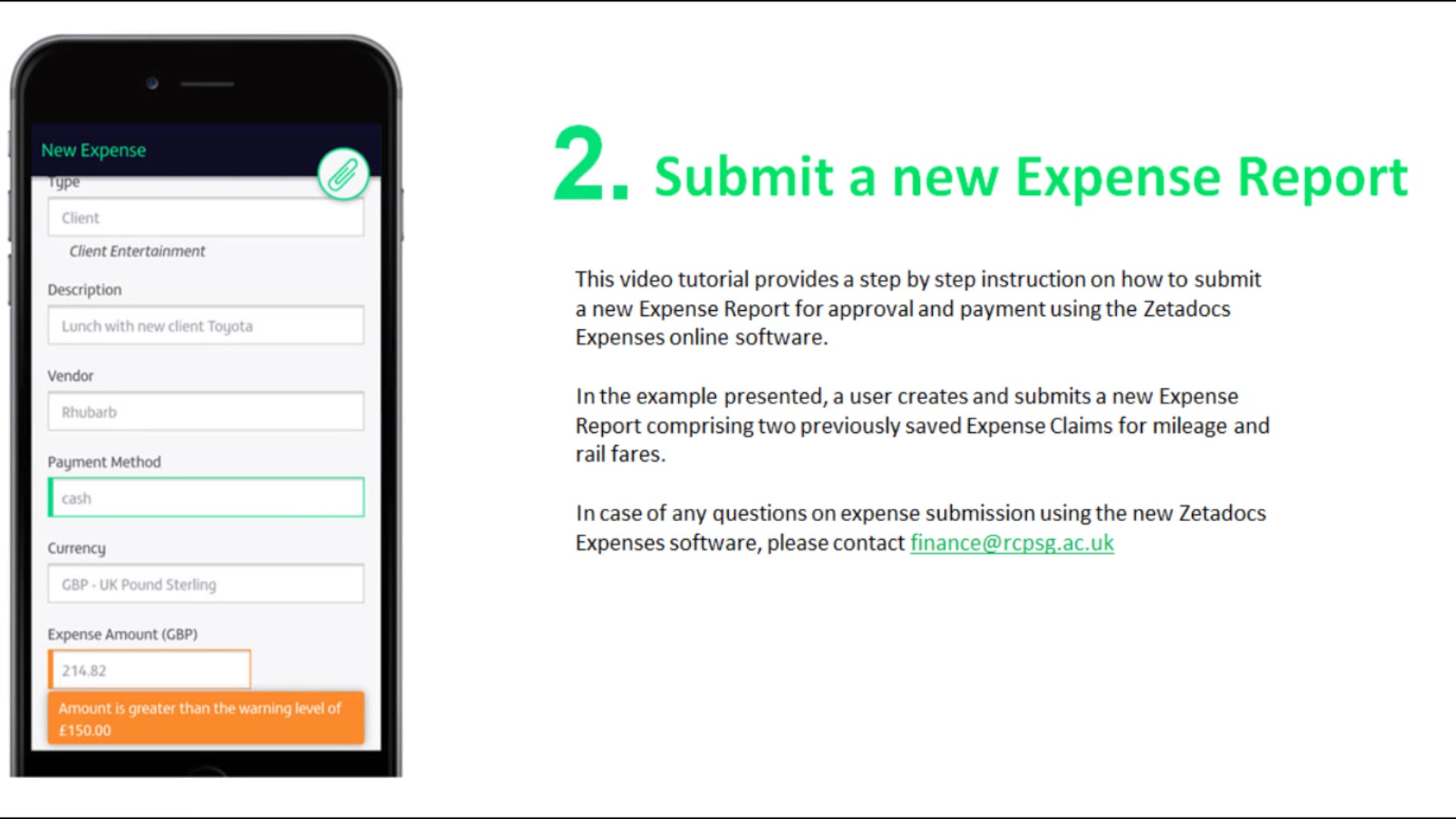Expenses video thumbnail