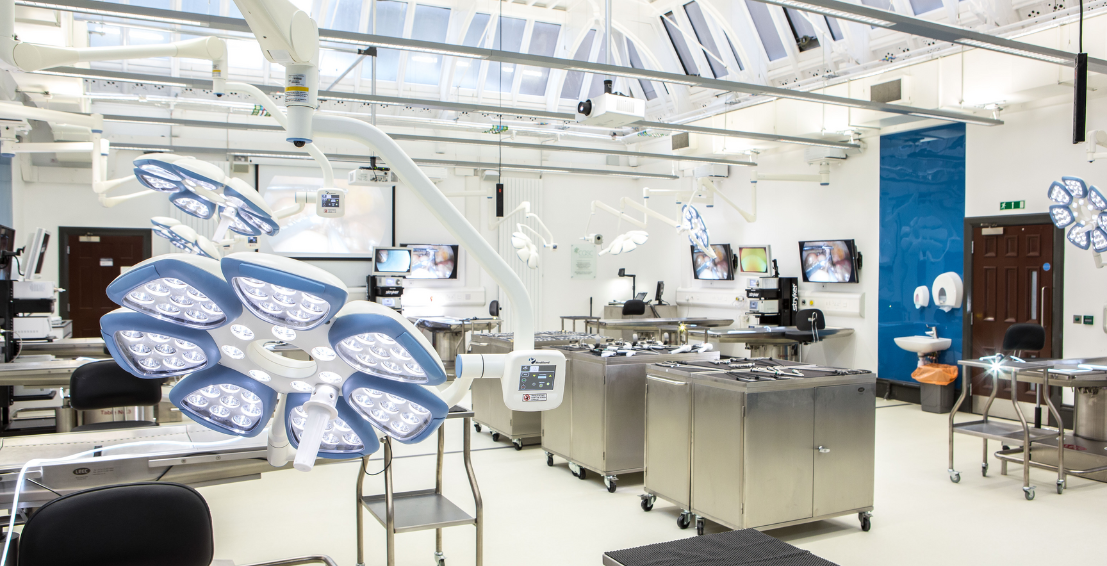 A surgical practice room 