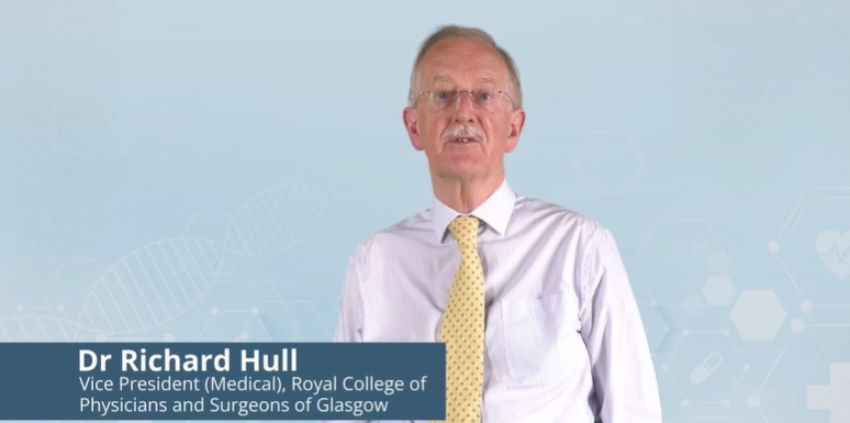 Image of Dr Richard Hull for poster competition handy hints video