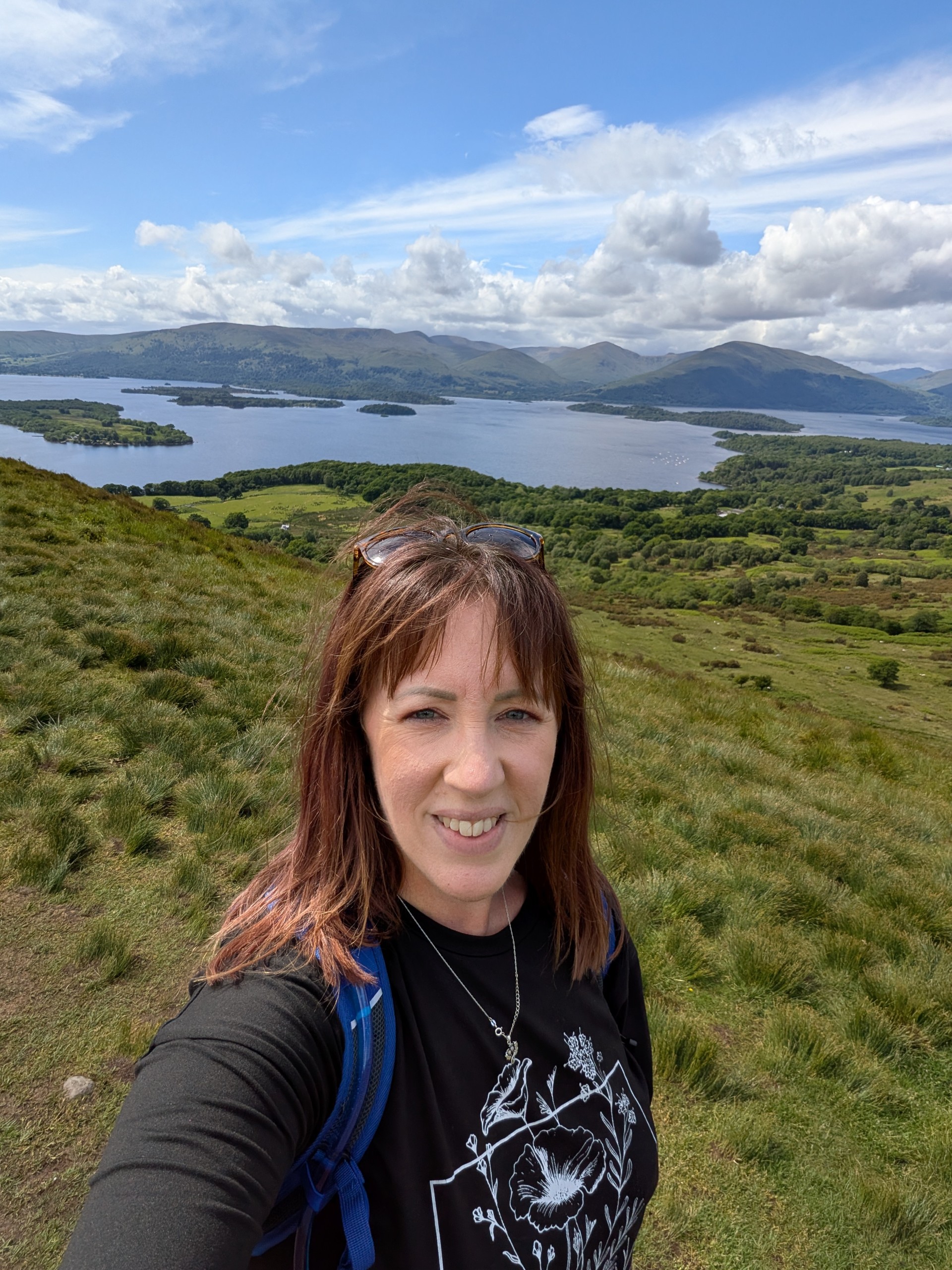 Patient's daughter hillwalking